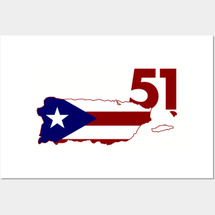 Puerto Rico Should Be 51 Posters and Art